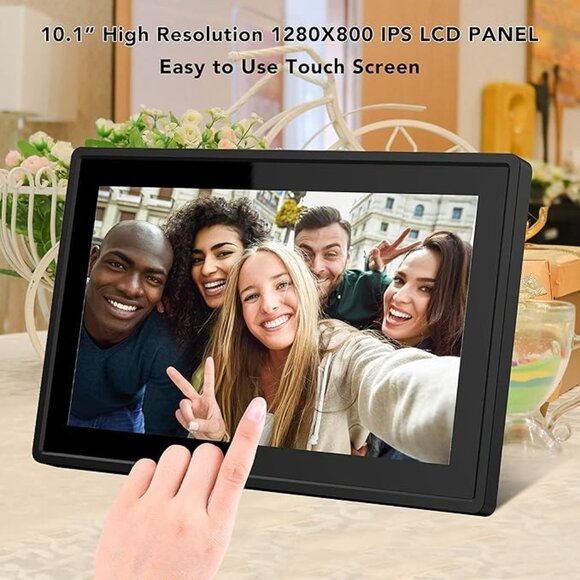 Smart WiFi Digital Picture Frame 10.1 Inch 16GB Send Photos, Videos Anywhere NIB - Picture 4 of 8